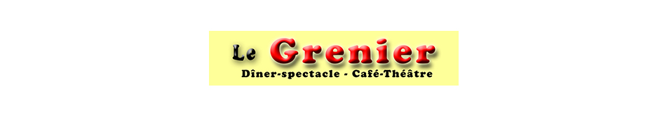 Café Théâtre Le Grenier Header